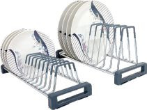 Heavy-Duty Storage Rack with Rubber Grip Handles, Wall-Mounted Organizer